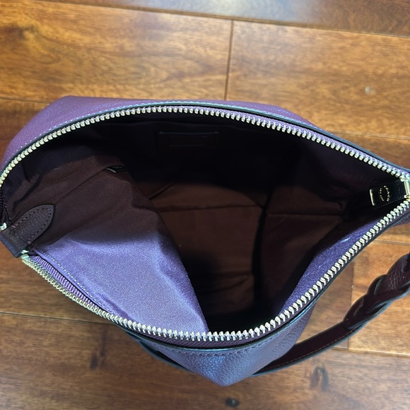 Coach Burgundy Shoulder Bag - Picture 9 of 10